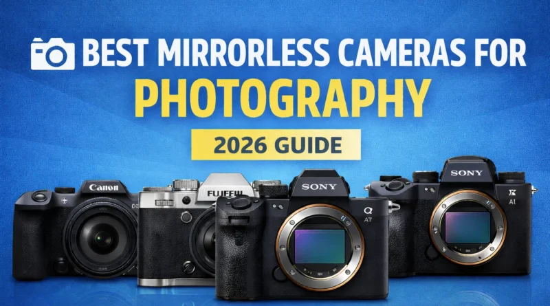 Best mirrorless cameras for photography in 2026