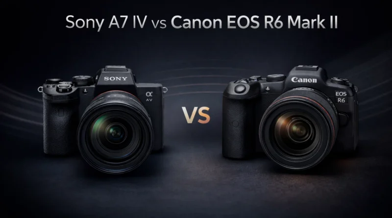 Sony A7 IV vs Canon EOS R6 Mark II full-frame mirrorless camera comparison